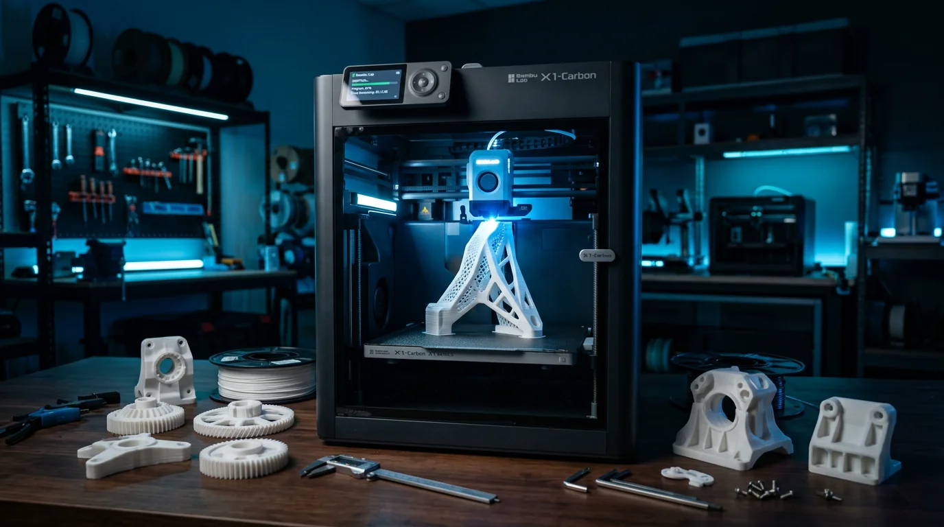 Imprimantă 3D Novex3D în atelier